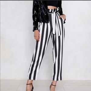 H&M | Striped Pants